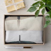 ハイヒール傘にデコップブラックキャット 薄葉紙 (ギフト)