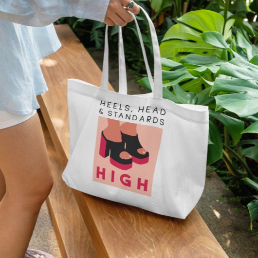 ハイヒール引用文 トートバッグ