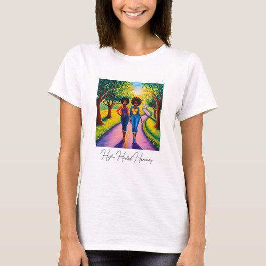 ハイヒール調和 Tシャツ (正面)