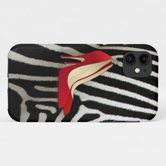 ハイヒール赤 Case-Mate iPhoneケース (裏面(横))