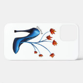 ハイヒール靴のフローラファッショニスタ名 Case-Mate iPhoneケース (裏面 (横))