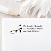 ハイヒール靴の恋人 ラベル (インサイチュ)