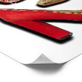 ハイヒール靴コラージスパークルポスター ポスター (角)