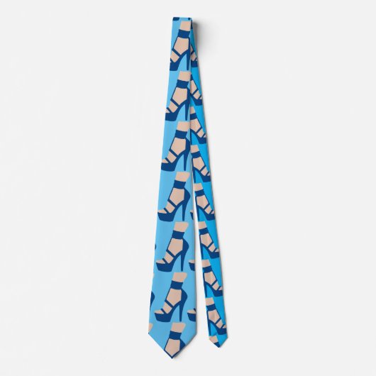 ハイヒール靴サンダー_コーブ ネクタイ (正面)