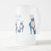 ハイヒール靴サンダー_コーブ フロストグラスビールジョッキ (正面右)