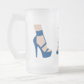 ハイヒール靴サンダー_コーブ フロストグラスビールジョッキ (左)