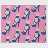 ハイヒール靴サンダー_コーブ ラッピングペーパー (フラット)