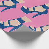 ハイヒール靴サンダー_コーブ ラッピングペーパー (角)