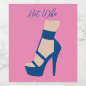 ハイヒール靴サンダー_コーブ ワインラベル (シングルラベル)