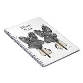 ハイヒール靴ファッション ノートブック (右側)