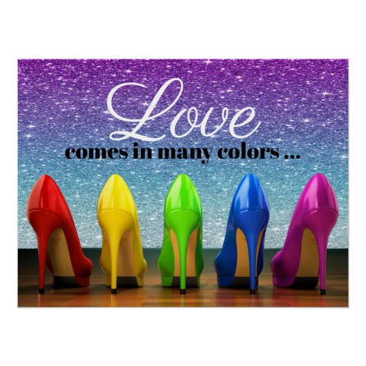 ハイヒール靴ポスター ポスター (正面)