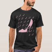 ハイヒール靴レトロTシャツ Tシャツ (正面)