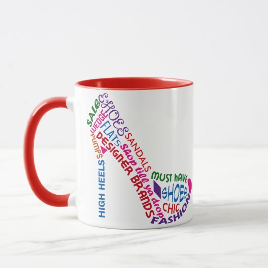 ハイヒール靴 マグカップ (左)