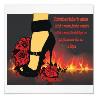 ハイヒール&アルカポネ フォトプリント           