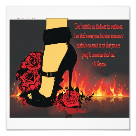 ハイヒール&アルカポネ フォトプリント            (正面)