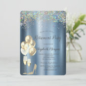 ハイヒール,カラフルなコンフェッティ 青い引退 , 招待状 (スタンド正面)