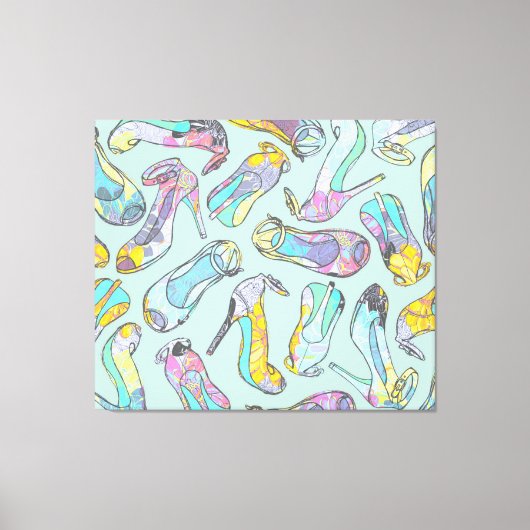 ハイヒール キャンバスプリント (正面)
