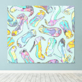 ハイヒール キャンバスプリント (インサイチュ (ウッドフロア))