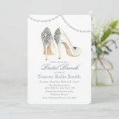 ハイヒール シューズ クチュール ブライダル ブランチ ご招待 招待状 (スタンド正面)