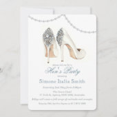 ハイヒール シューズ クチュール 女子会 ご招待 招待状 (正面)