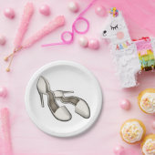 ハイヒール ペーパープレート (パーティー)