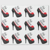 ハイヒール ラッピングペーパー (フラット)