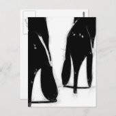 ハイヒール（背後から） ポストカード (正面/裏面)