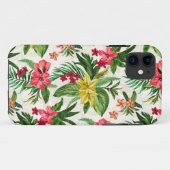 ハイビカラフルスカス花柄 Case-Mate iPhoneケース (裏面(横))