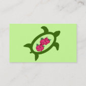 ハイビスカスとのHonuによっては名刺が開花します 名刺 (裏面)