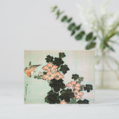 ハイビスカスとスパロー ポストカード (スタンド正面)