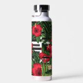 ハイビスカスとパームズ ウォーターボトル (右面)