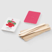 ハイビスカスとフラミンゴのウェディングサンクスハンドファン ハンドファン (組立なし)