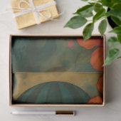 ハイビスカスとホットエアバルーン&触手デコページ 薄葉紙 (ギフト)