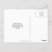 ハイビスカスと仲間の花園写真 ポストカード (裏面)