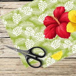 ハイビスカスと熱帯離れ性 薄葉紙