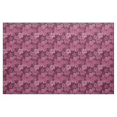 ハイビスカスのピンクの花のろうけつ染め ファブリック (ファットクウォーター)