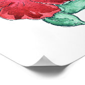 ハイビスカスのポスターとプリント ポスター (角)