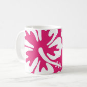 ハイビスカスのマグ コーヒーマグカップ (正面左)