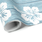 ハイビスカスの包装紙の流木浜 ラッピングペーパー (ロールコーナー)