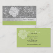 ハイビスカスの名刺 名刺 (正面/裏面)