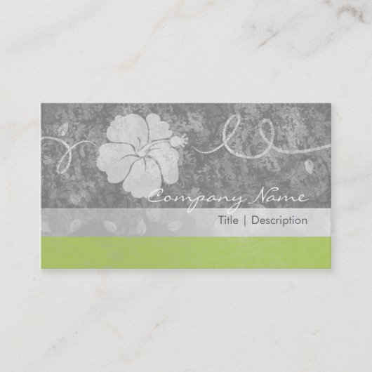 ハイビスカスの名刺 名刺 (正面)