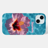 ハイビスカスの夏 Case-Mate iPhoneケース (裏面 (横))