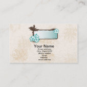 ハイビスカスの旗 名刺 (裏面)