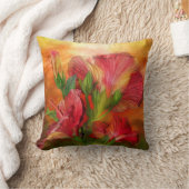 ハイビスカスの空の芸術の装飾者の枕 クッション (ブランケット)