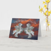 ハイビスカスの花が真来の夢を見る感動的 カード (黄色い花)