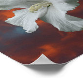 ハイビスカスの花が真来の夢を見る感動的 ポスター (角)