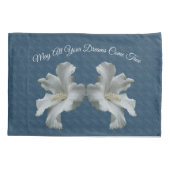 ハイビスカスの花が真来の夢を見る感動的 枕カバー (裏面)