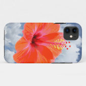 ハイビスカスの花だけ + あなたの文字及びアイディア Case-Mate iPhoneケース (裏面(横))