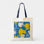ハイビスカスの花と葉 トートバッグ (裏面)
