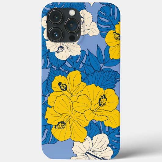 ハイビスカスの花と葉   Case-Mate iPhoneケース (裏面)